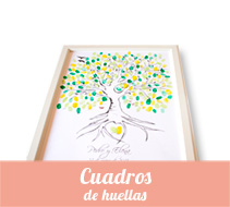 cuadros de firmas y huellas para invitados cuadros de huellas para invitados de boda