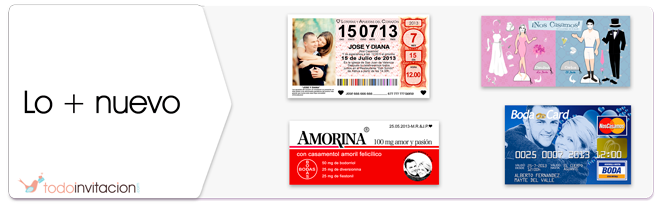 lo más nuevo en todoinvitacion lo más nuevo, novedades en todoinvitación