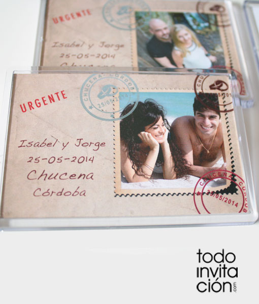 IMANES PERSONALIZADOS PARA BODAS