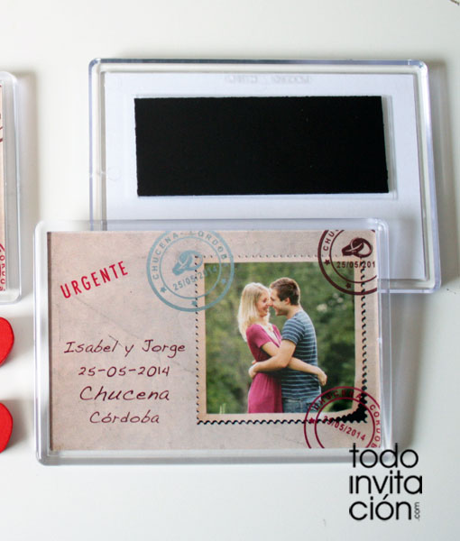 IMANES PERSONALIZADOS PARA BODAS