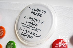 chapas para invitados de boda