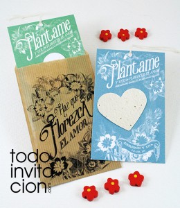 papel de semillas plantable para detalle de invitados boda bautizo comunion