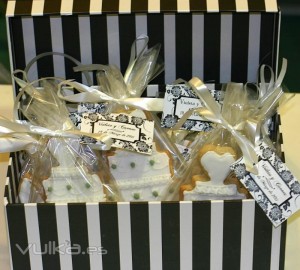galletas personalizadas para regalo de invitados de boda
