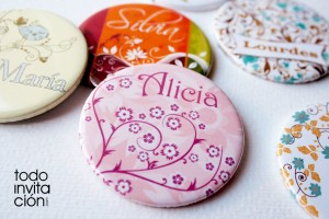 espejos personalizados con nombres para bodas y despedidas