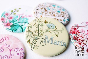 espejos personalizados con nombres para bodas y despedidas