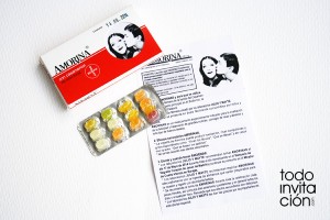 caja medicamento para bodas