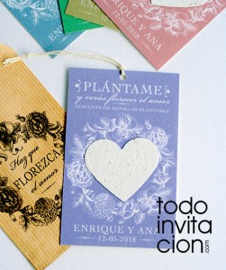 papel de semillas plantable para detalle de invitados boda bautizo comunion