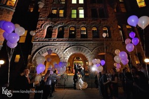 Suelta de globos en tu boda