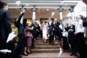 Aviones de papel en tu boda