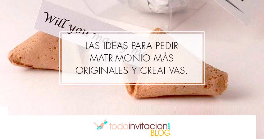 ideas pedir matrimonio originales