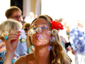 Pompas de jabón en tu boda