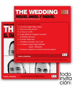 invitacion original boda the beatles