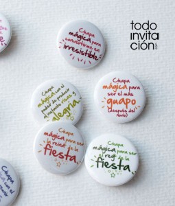 chapas divertidas para bodas