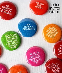 chapas divertidas para bodas