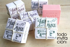 jabones artesanales vintage para bodas