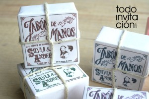 jabones artesanales vintage para bodas