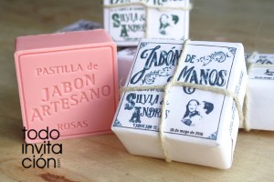 jabones artesanales vintage para bodas