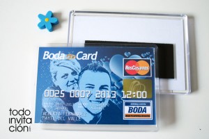 iman tarjeta de credito boda card