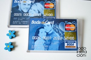 iman tarjeta de credito boda card