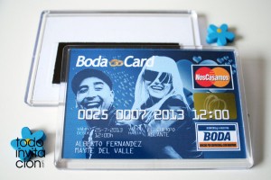 iman tarjeta de credito boda card