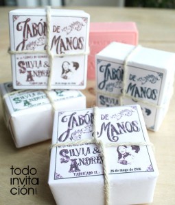 jabon original para bodas vintage