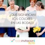 Que significan los colores en las bodas