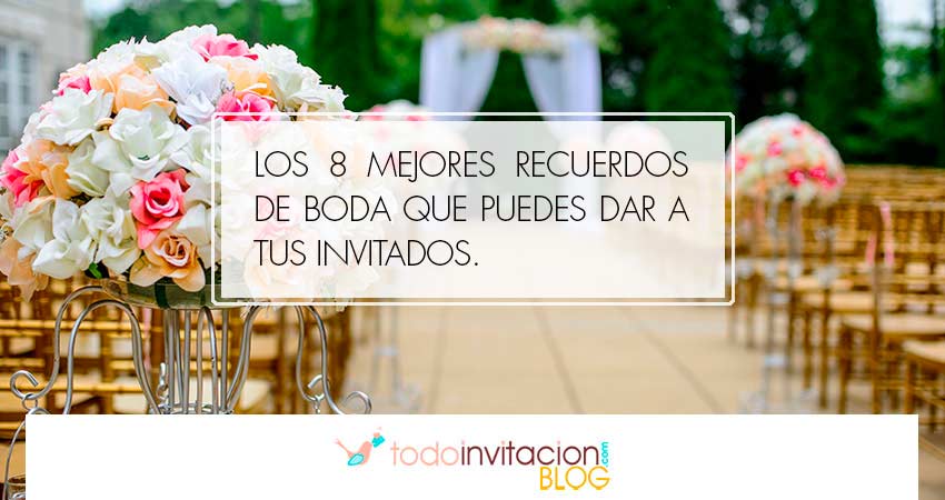 ▷ 12 Detalles originales para invitados de boda 