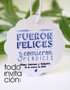 etiquetas personalizadas para regalos de boda