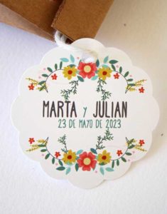 etiquetas para detalles de boda