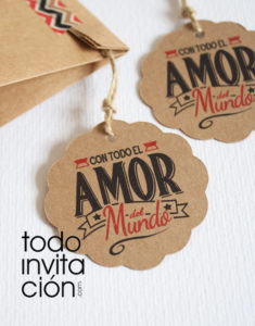 etiquetas de kraft. para detalles boda comunion bautizo reglos