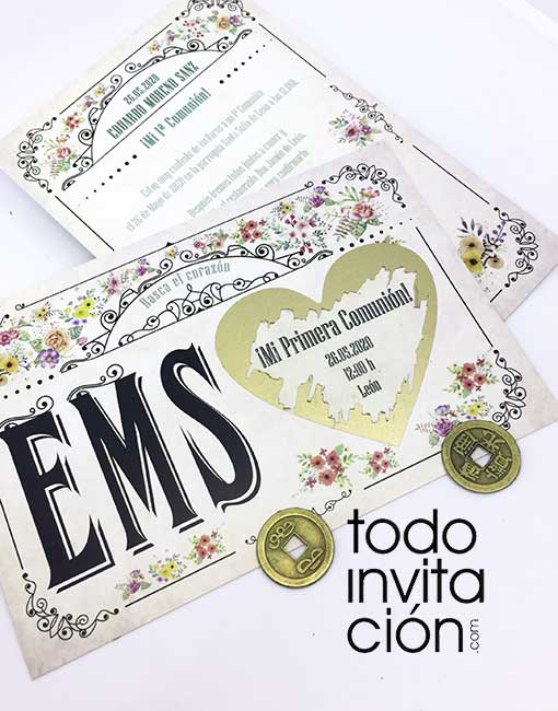 invitación de comunión