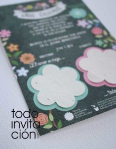 invitaciones plantables de semillas