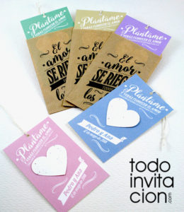 detalles invitados originales semillas