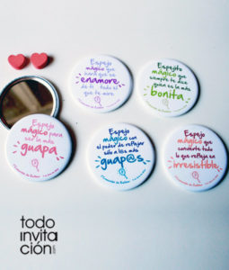 Espejos personalizado magicos para bodas