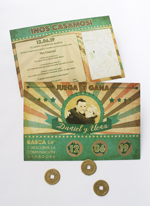 invitacion de boda rasca