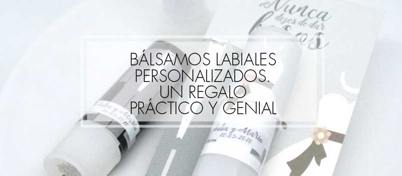 Balsamos labiales personalizados para boda comunion bautizo