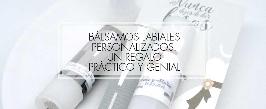 Balsamos labiales personalizados para boda comunion bautizo