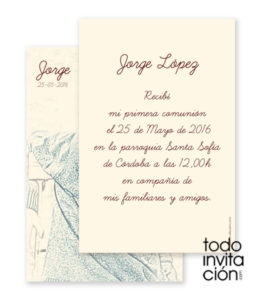 invitacion comunion original