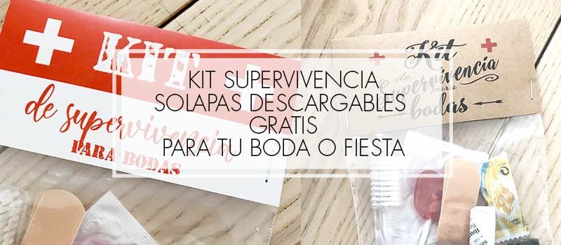 kit supervivencia bodas gratis descargable