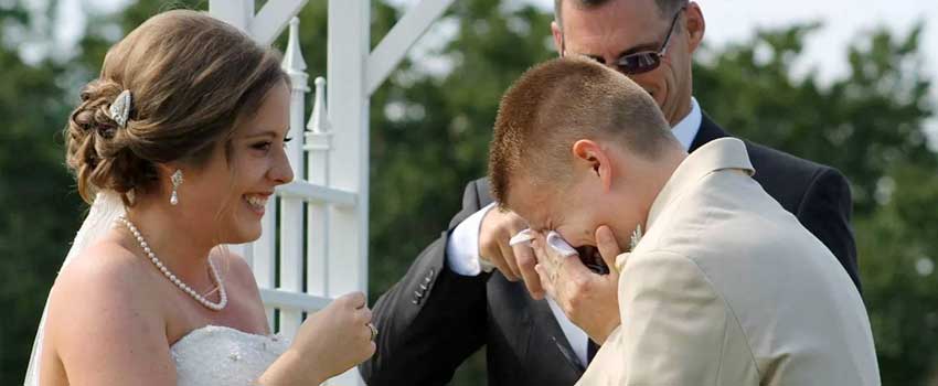 lagrimas de felicidad de boda