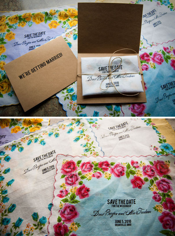 invitacion de boda pañuelo