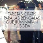 tarejtas gratis bengalas boda