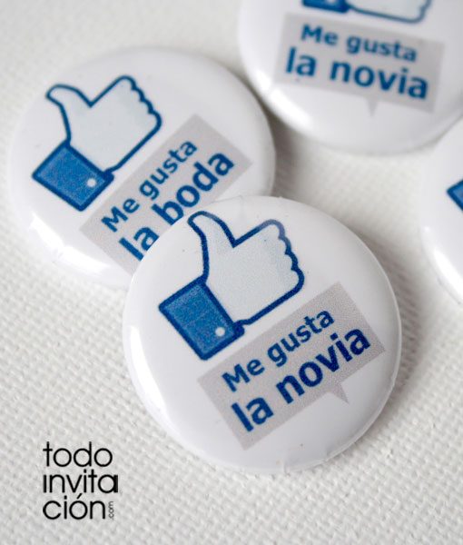 chapas divertidas para bodas me gusta