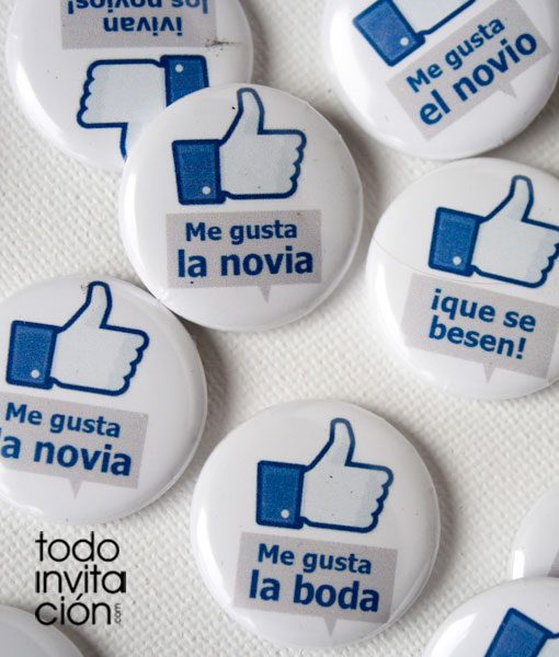 chapas divertidas para bodas me gusta