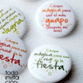 chapas mágicas divertidas para bodas