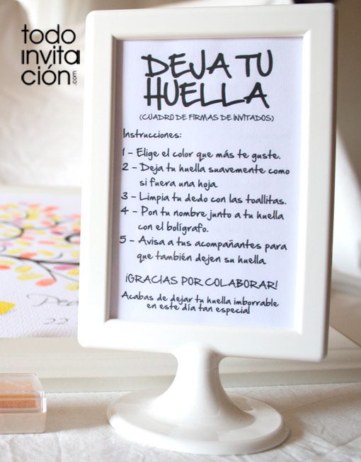 cuadro arbol de huellas boda 20