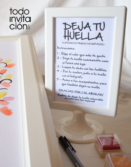 cuadro arbol de huellas boda 20