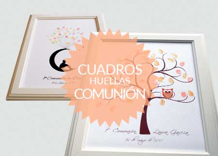 cuadros de huellas comunion