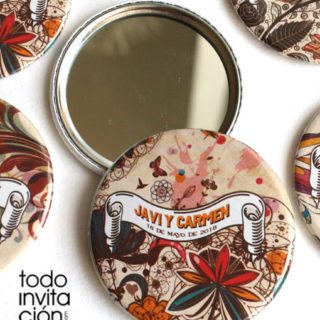 espejo personalizado para invitados boda