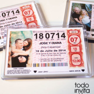 iman detalle original loteria boda